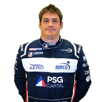 Racing driver Mike Benham Racing driver Mike Benham