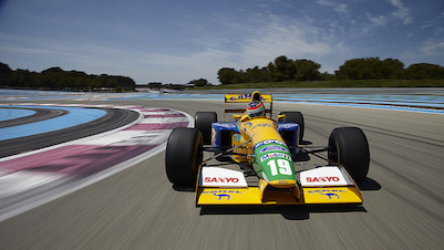 Schumacher Benetton on display at Goodwood Festival of Speed Schumacher Benetton on display at Goodwood Festival of Speed